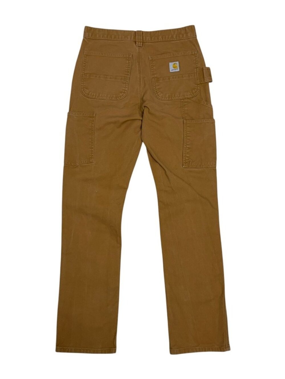 CARHARTT Duck Canvas Work Pants Rugged Flex Straight Jeans Mens 29x32